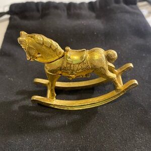 Max Factor solid perfume rocking horse from the 1970’s. Super condition.